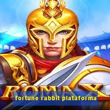 fortune rabbit plataforma